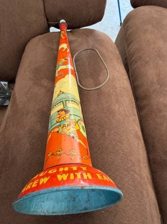 1930’s Pinocchio Tin Trumpet Toy