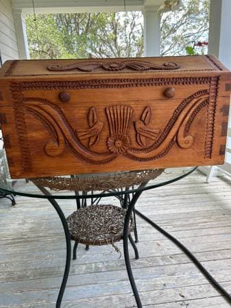 Wooden Linen Chest